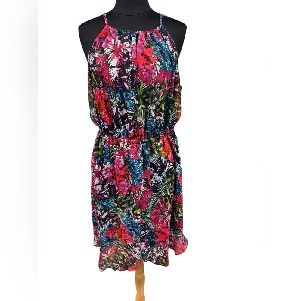 Floral Plus Size Sleeveless Sundress by Lane Bryant  -size 14-16